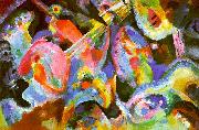 Wassily Kandinsky Flood Improvisation oil painting